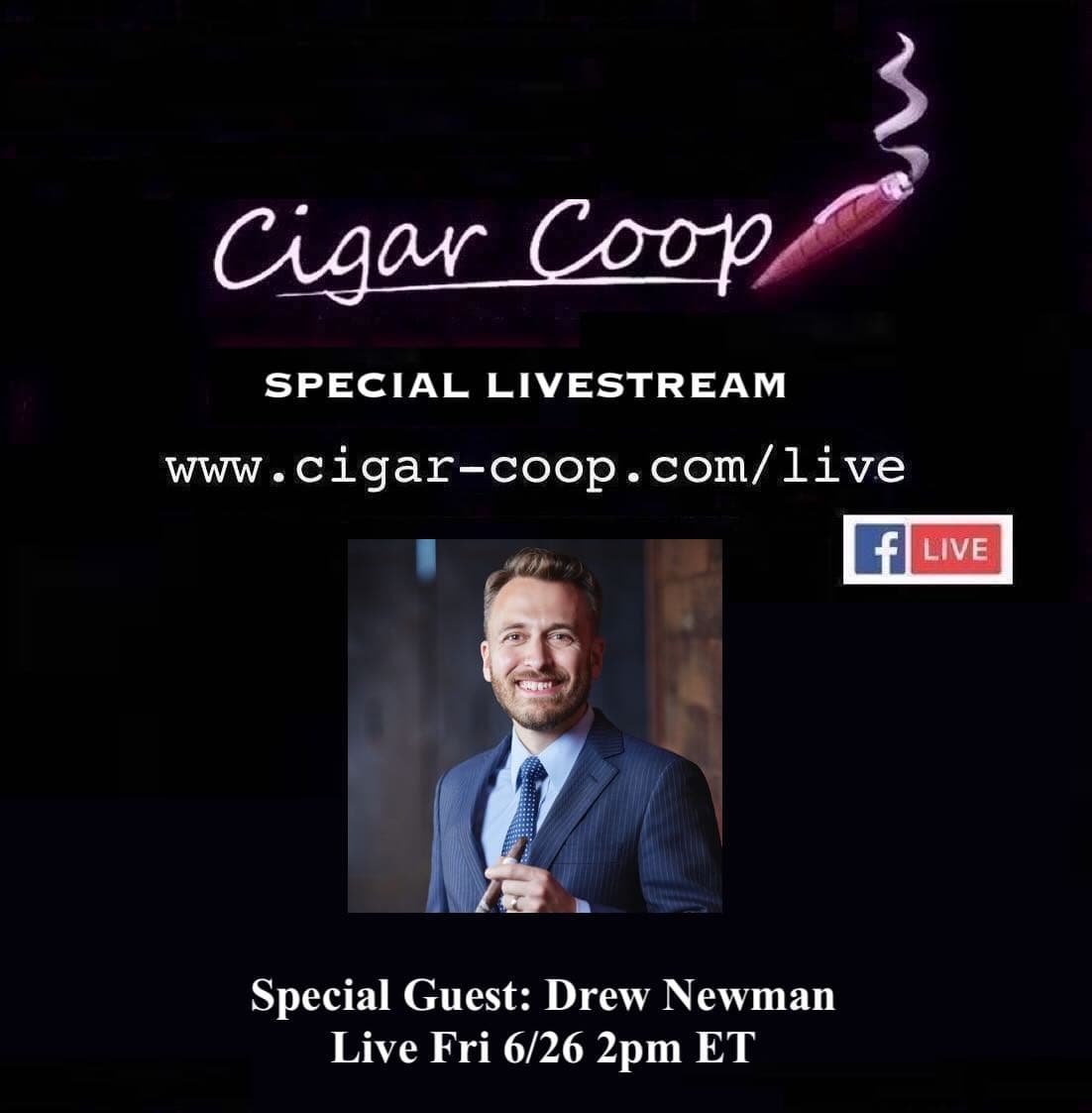 與 Drew Newman 特別直播,JC Newman 雪茄公司