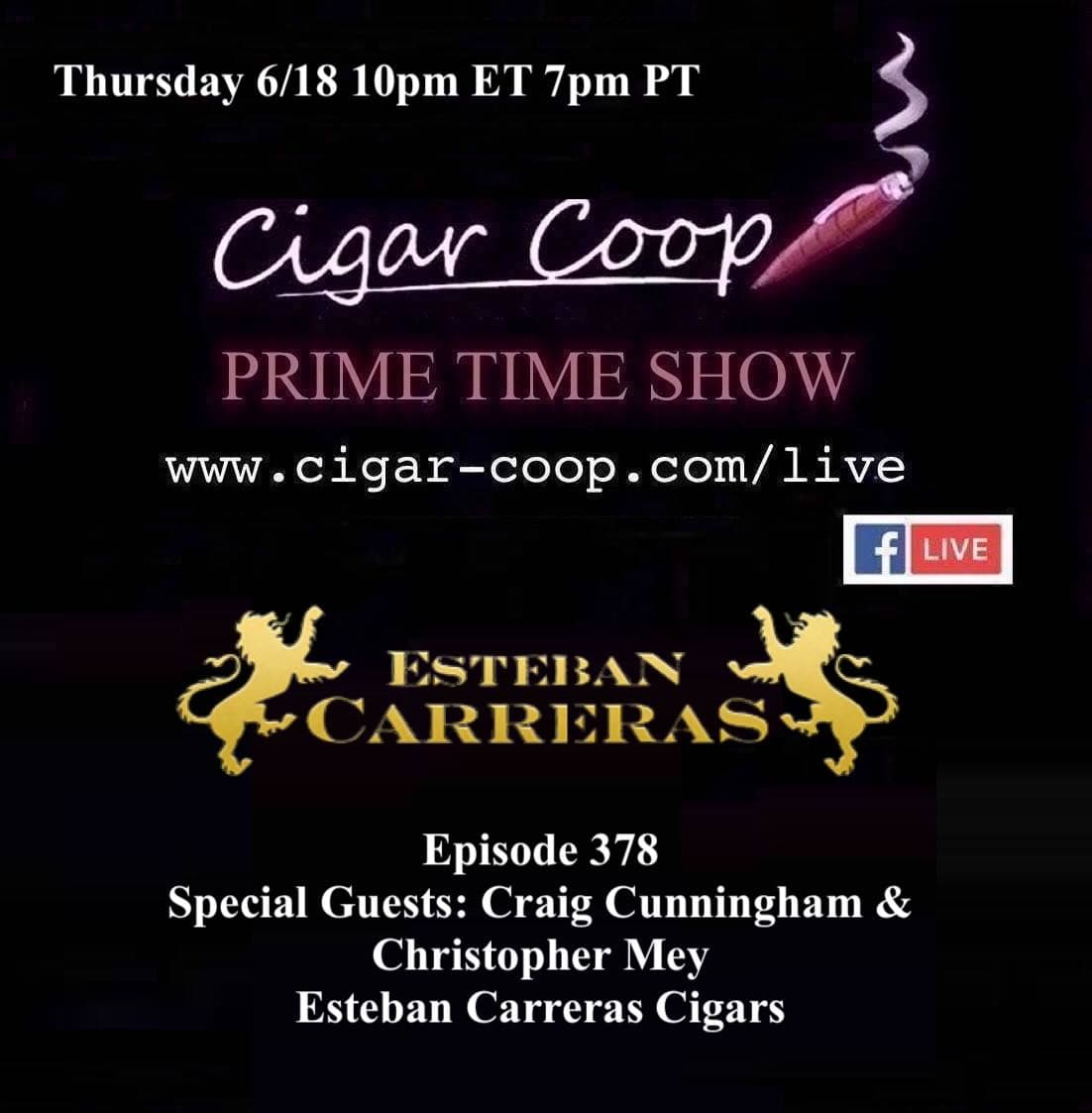 Prime Time 第378集:Craig Cunningham & Christopher Mey,Esteban Carreras