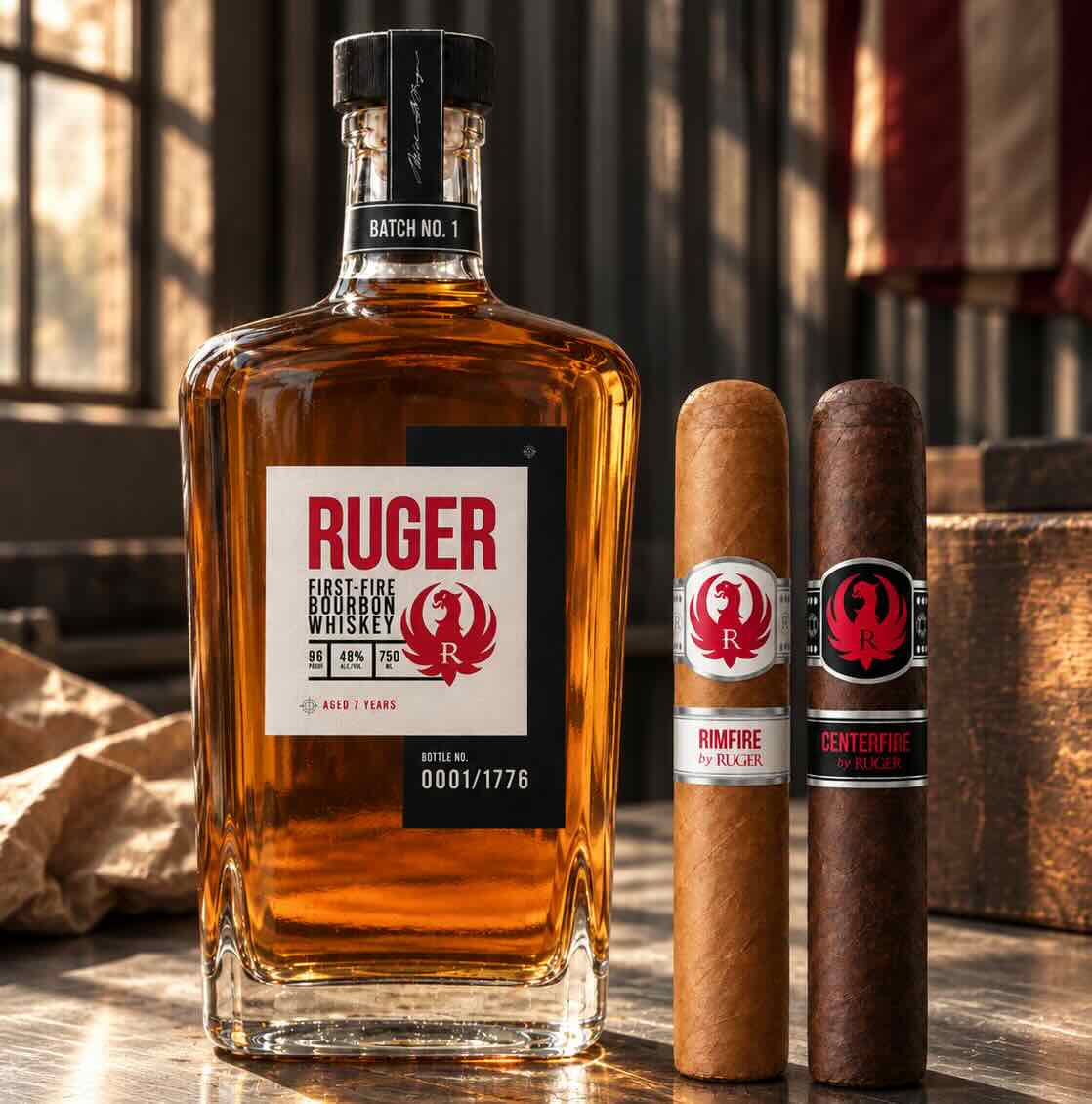 Hooten Young 與 Sturm, Ruger & Co 合作推出 Ruger 威士忌與雪茄
