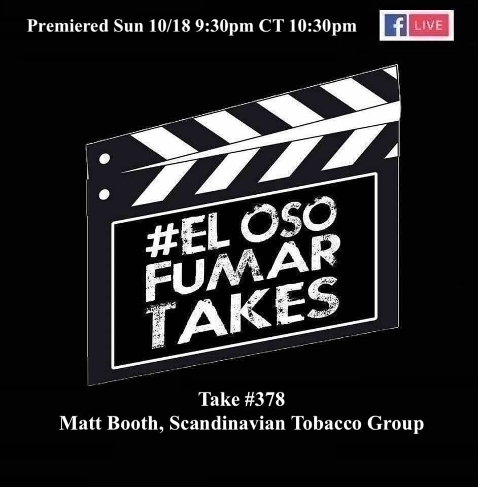 El Oso Fumar 第 378 集:Matt Booth,斯堅大煙草集團