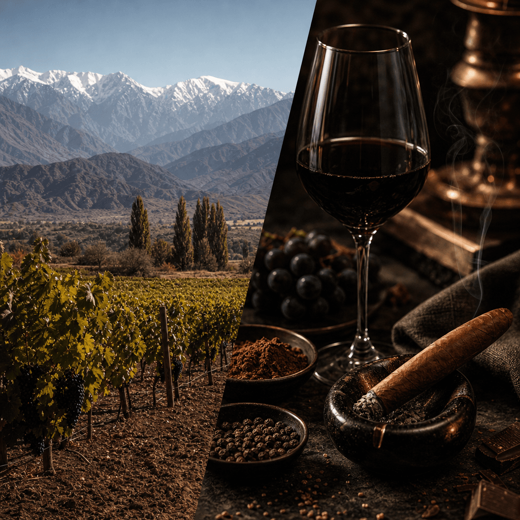 阿根廷 Malbec 高海拔紫羅蘭:Mendoza 陽光果醬感,搭配 My Father Le Bijou 1922 的胡椒火力