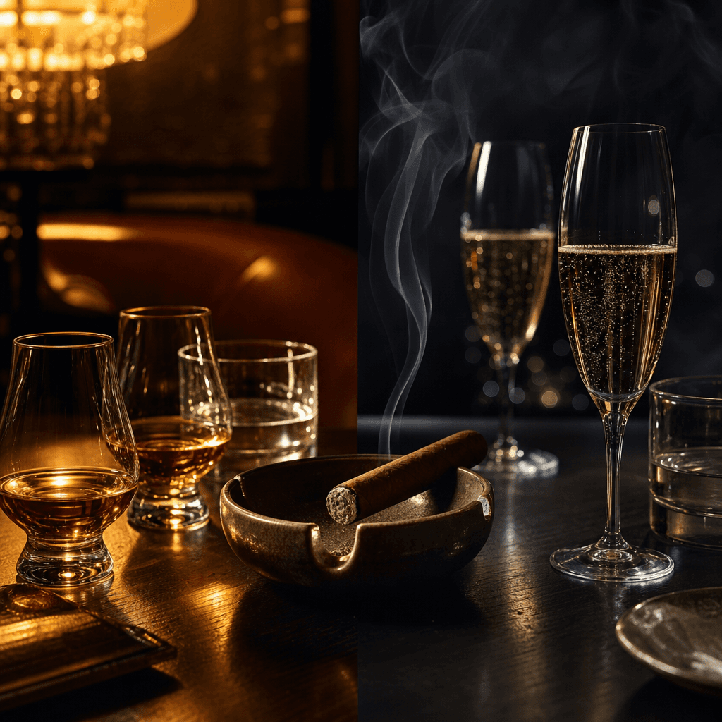 雪茄的酒精搭配指南:如何選擇合適的飲品提升品味
