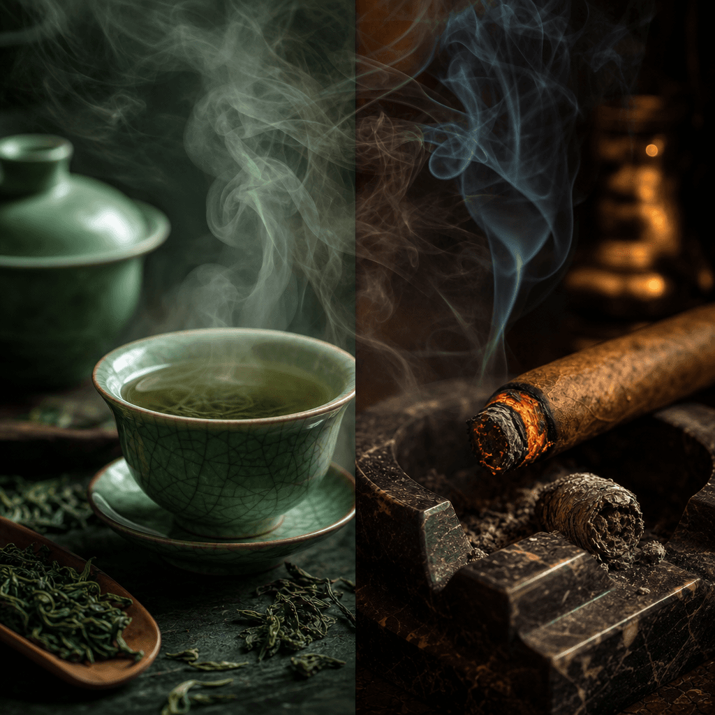 雪茄與茶的完美配對藝術:風味的深度探索