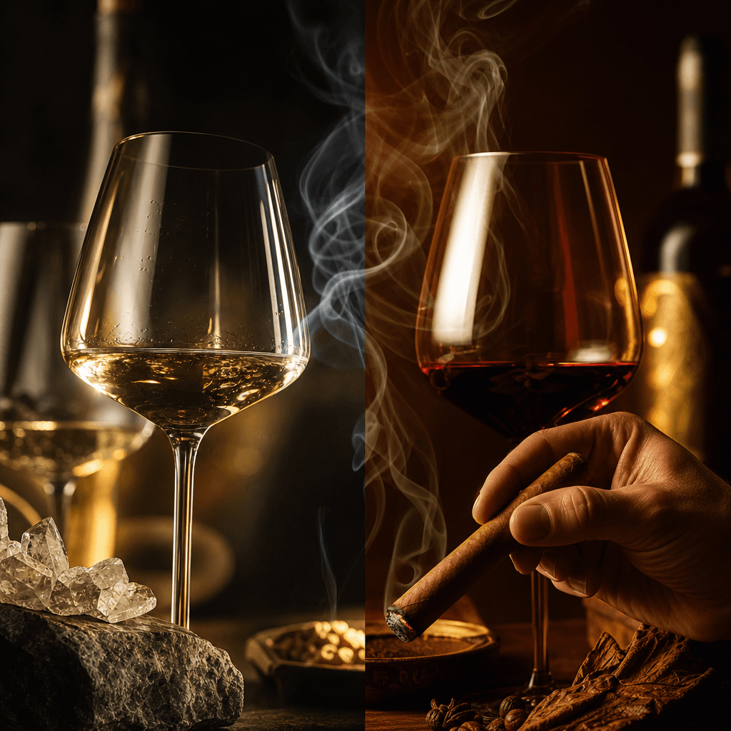 雪茄與葡萄酒的搭配藝術:風味交織的完美平衡