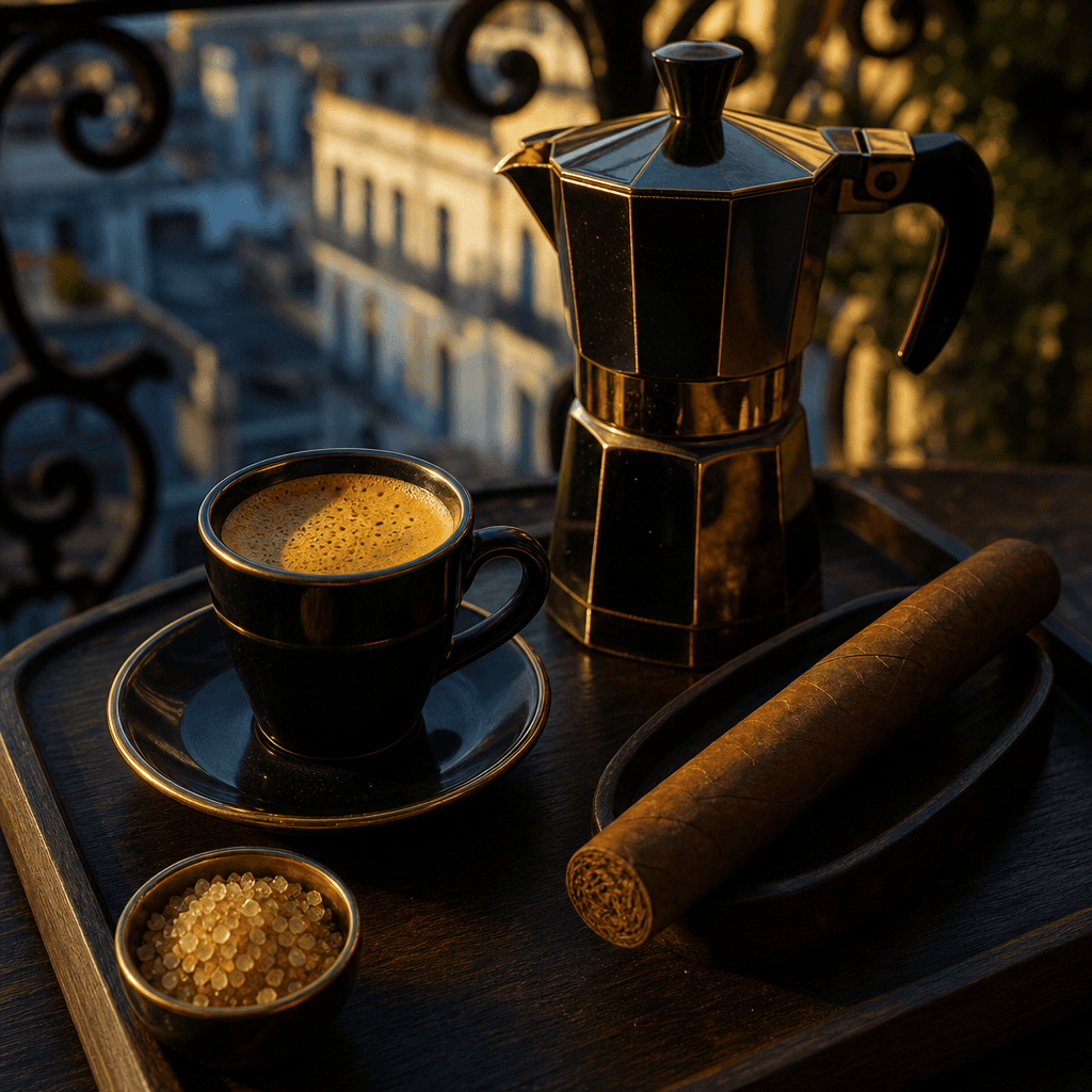 古巴咖啡 Cafecito 文化:蔗糖打發 espuma 的哈瓦那早晨,搭配 Cohiba Siglo II 的原鄉組合