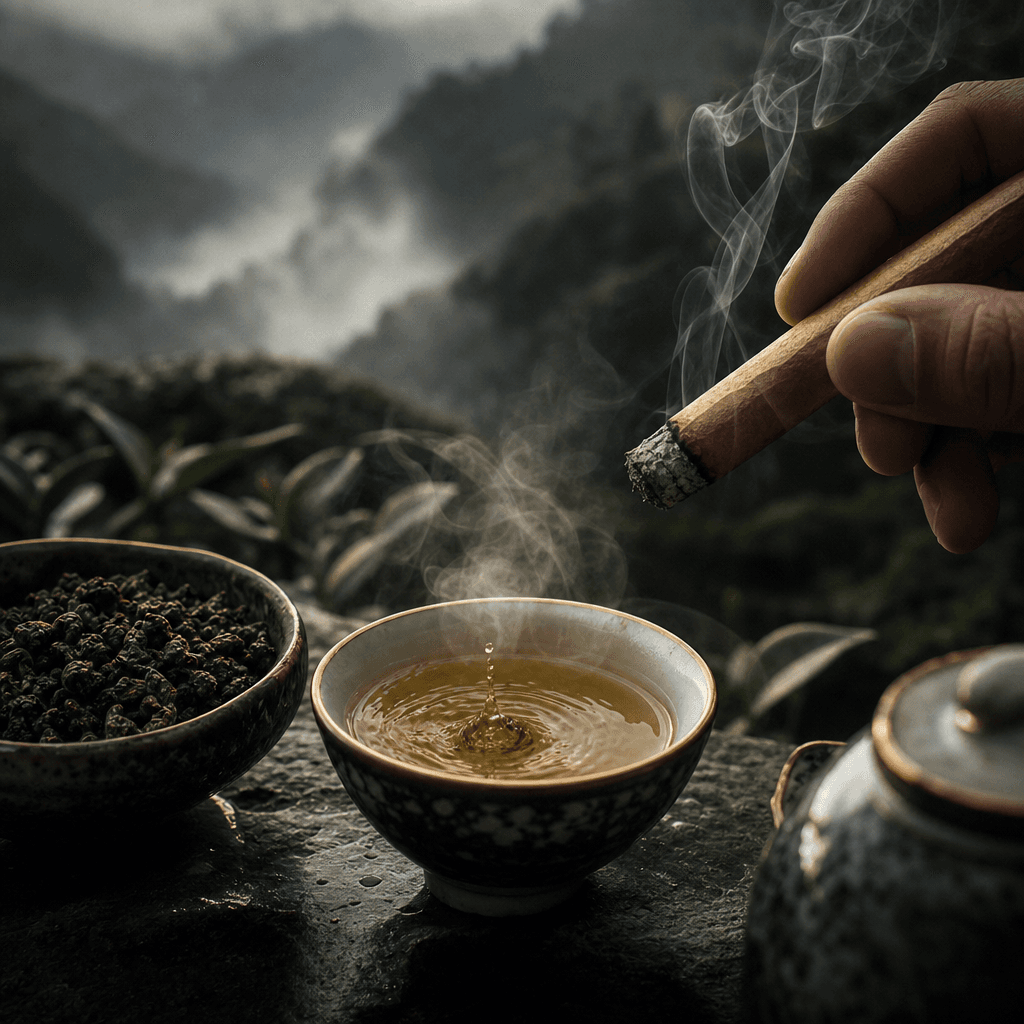 台灣高山茶完整指南:梨山阿里山的冷冽花香,搭配 Davidoff Signature 2000 的淡雅路線