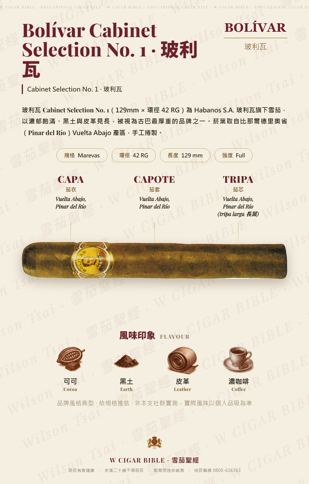 Bolívar Cabinet Selection No. 1 · 玻利瓦