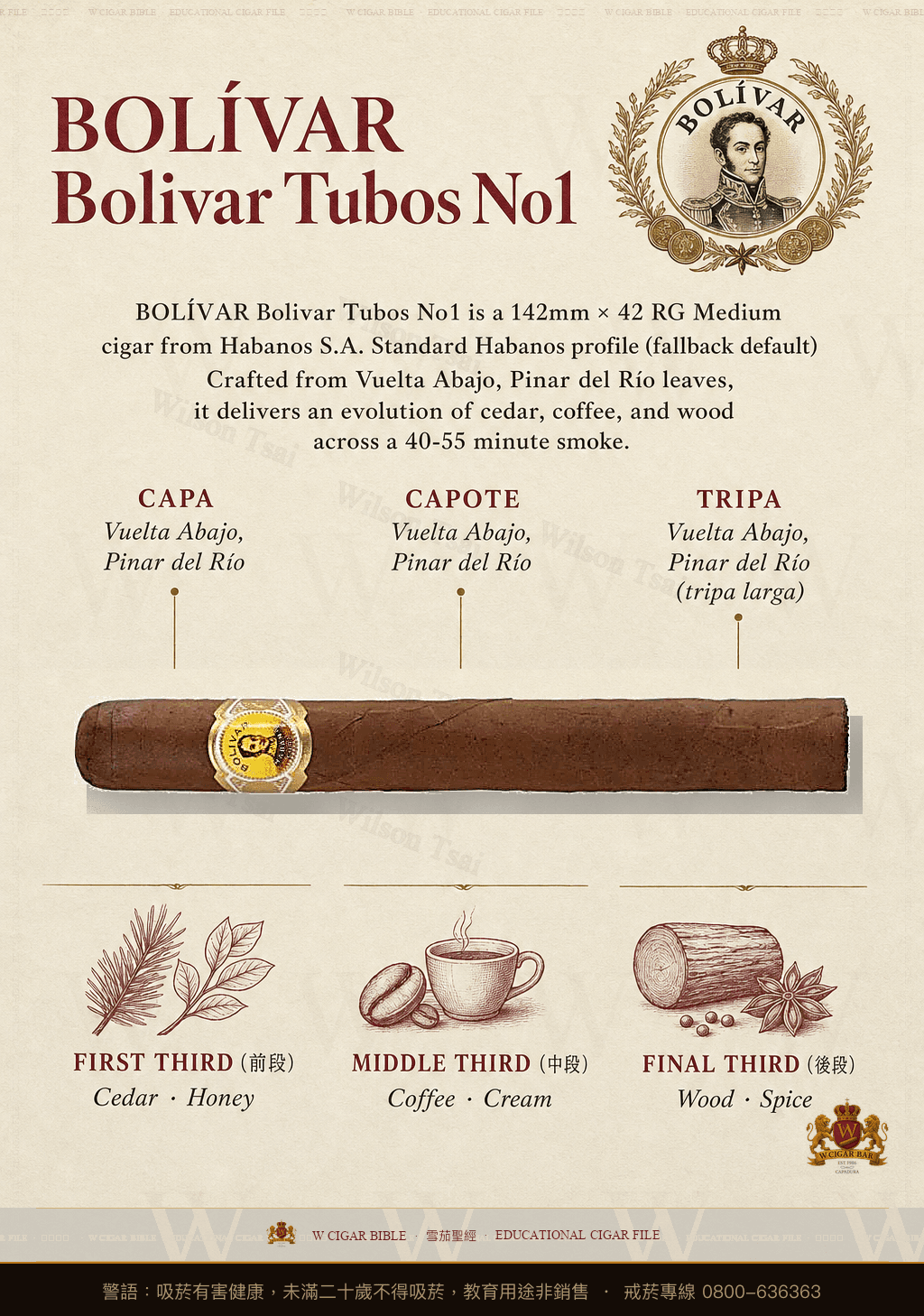 Bolívar Tubos No. 1 · 玻利瓦