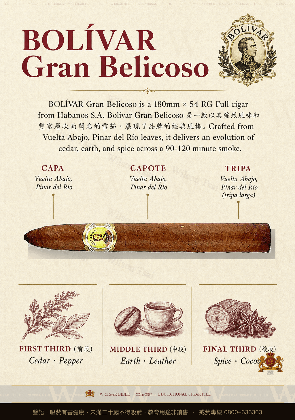 Bolívar Gran Belicoso · 玻利瓦