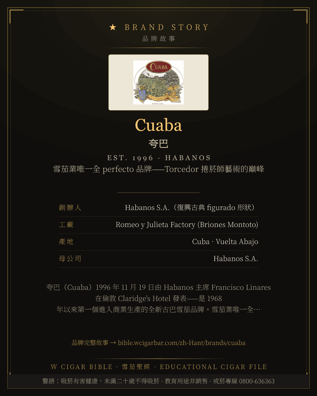 Cuaba · 夸巴 品牌故事