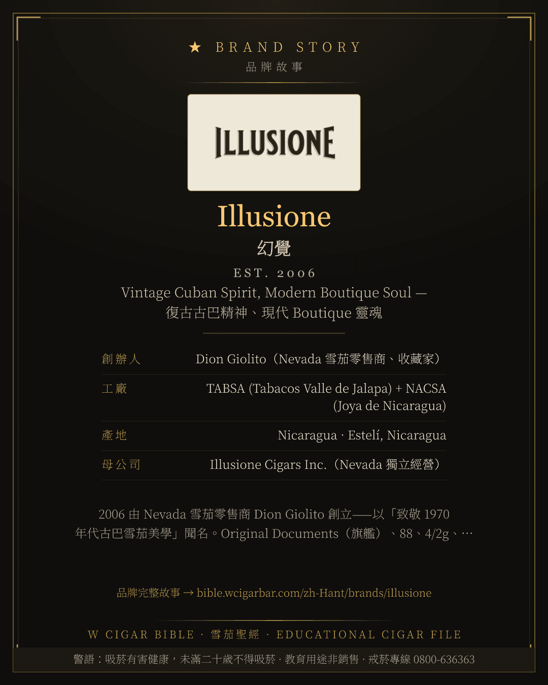 Illusione · 幻覺 品牌故事