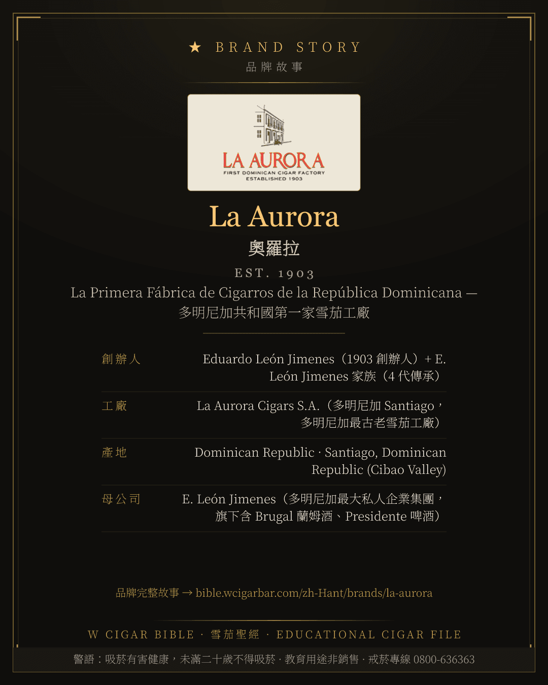 La Aurora · 奧羅拉 品牌故事
