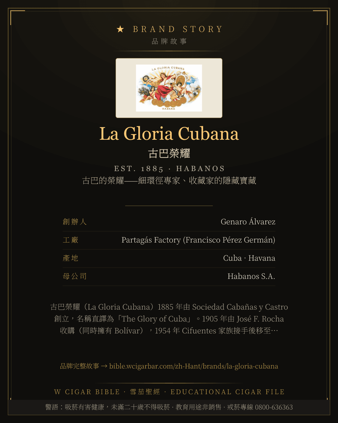 La Gloria Cubana · 古巴榮耀 品牌故事