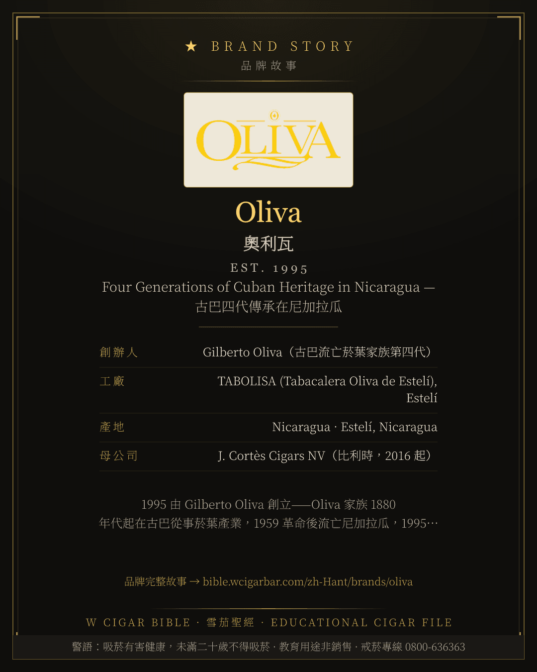Oliva · 奧利瓦 品牌故事
