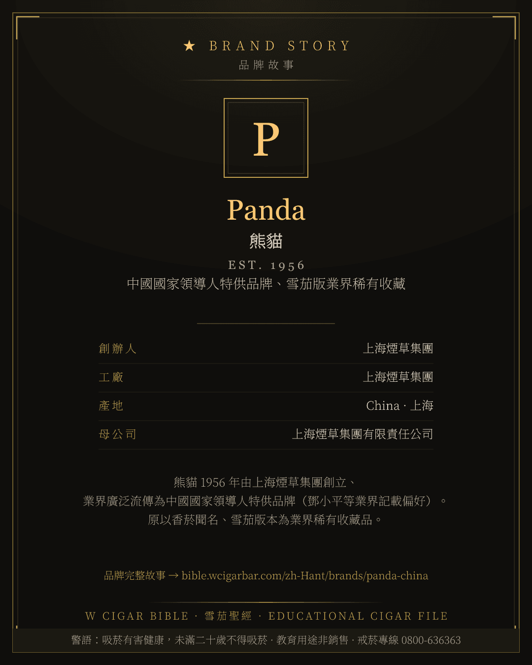 Panda · 熊貓 品牌故事