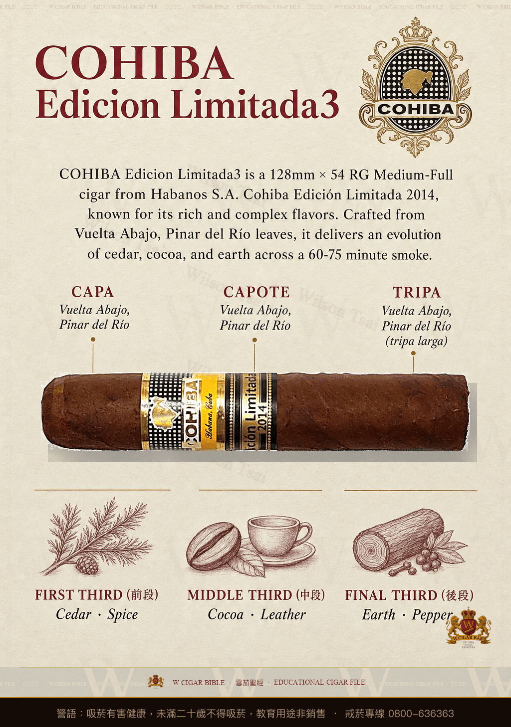 Cohiba Edición Limitada 3 · EL 2014 · 高希霸