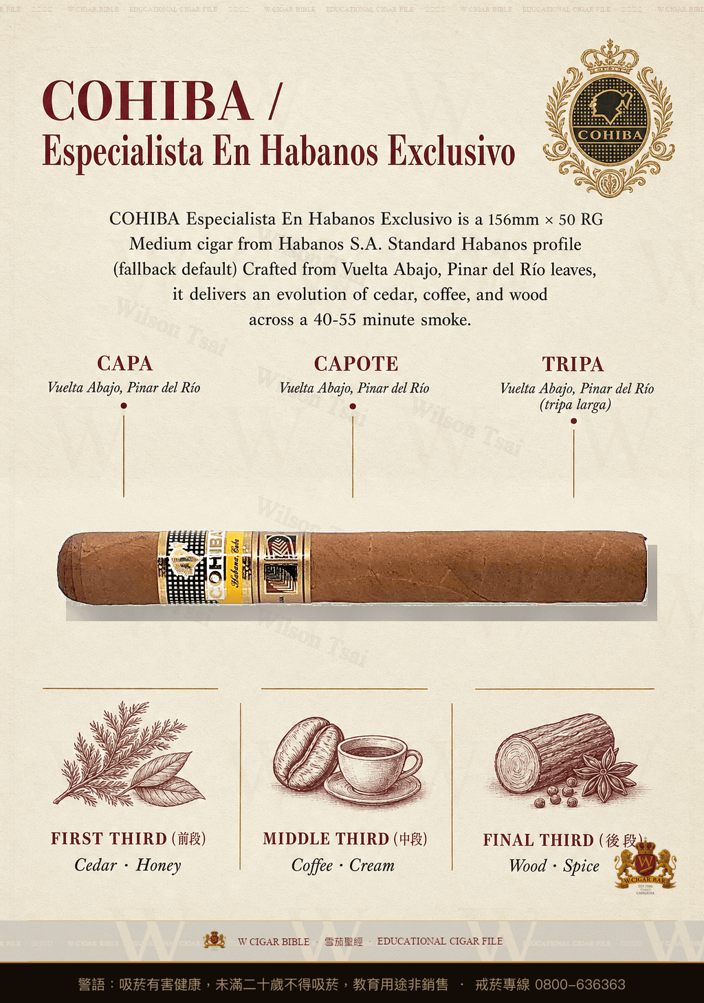 Cohiba Especialista En Habanos Exclusivo · 高希霸