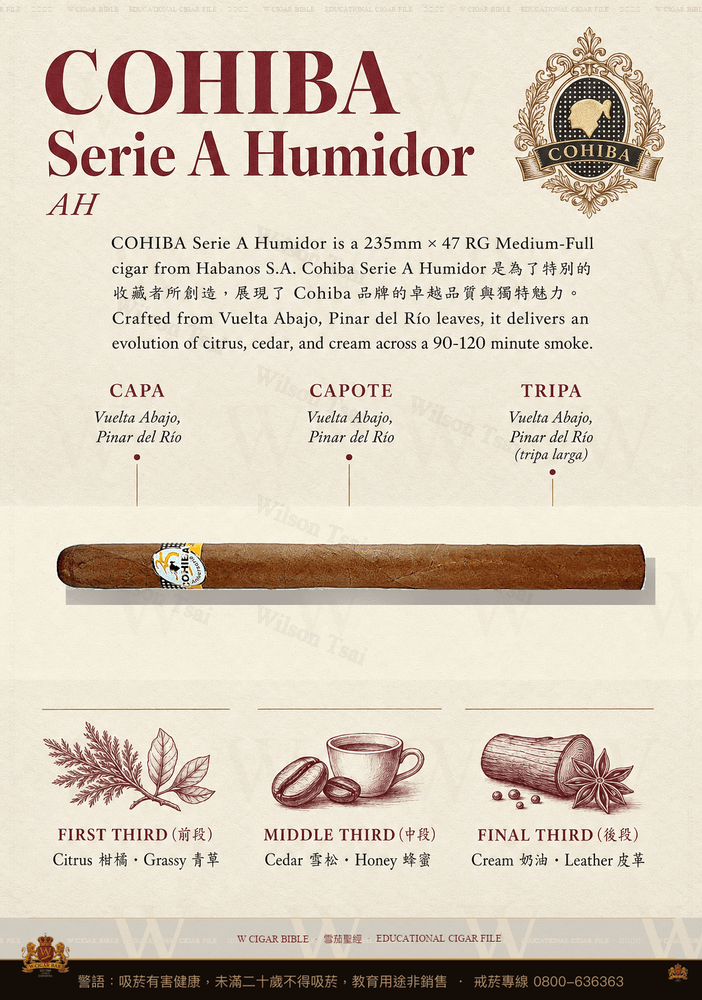 Cohiba Serie A Humidor · AH · 高希霸