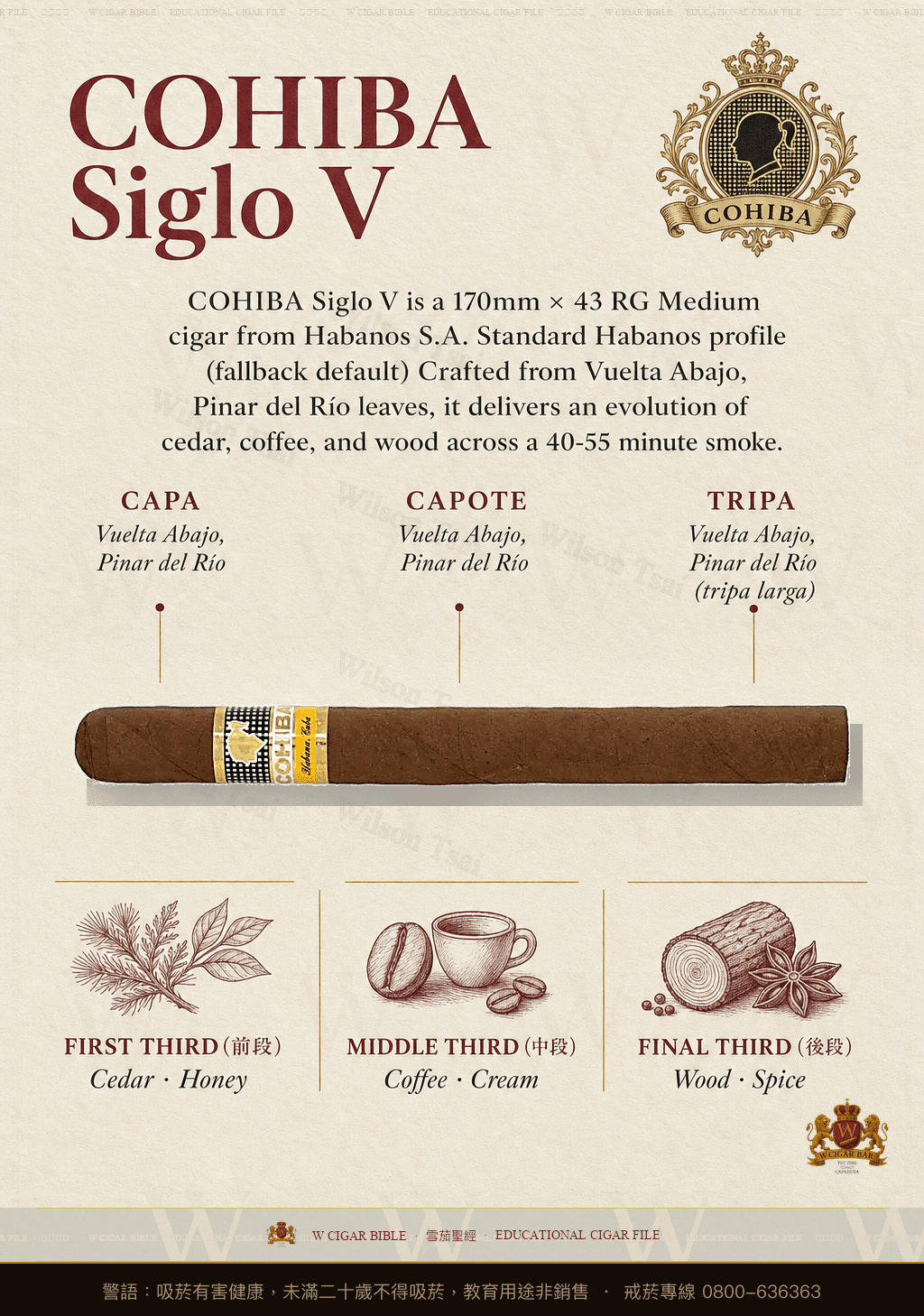 Cohiba Siglo V · 高希霸