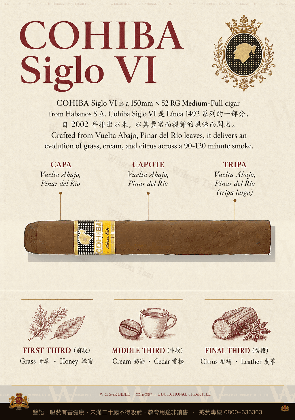 Cohiba Siglo VI · 高希霸