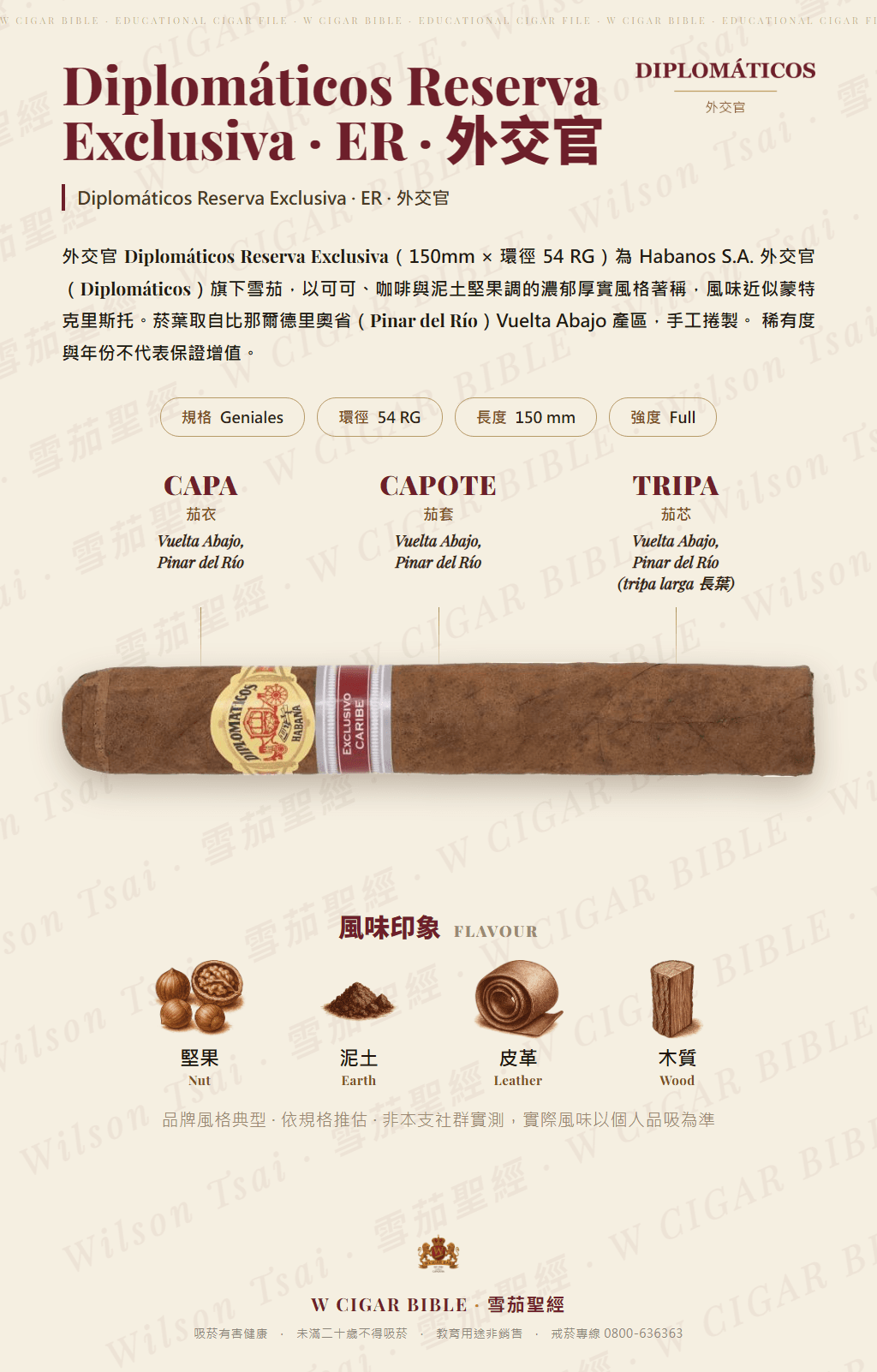 Diplomáticos Reserva Exclusiva · ER · 外交官