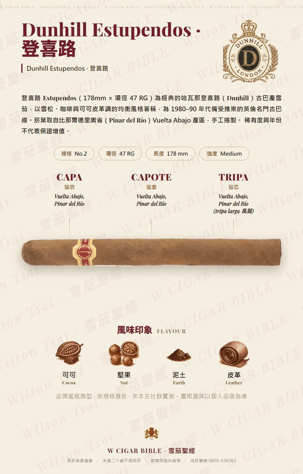 Dunhill Estupendos · 登喜路
