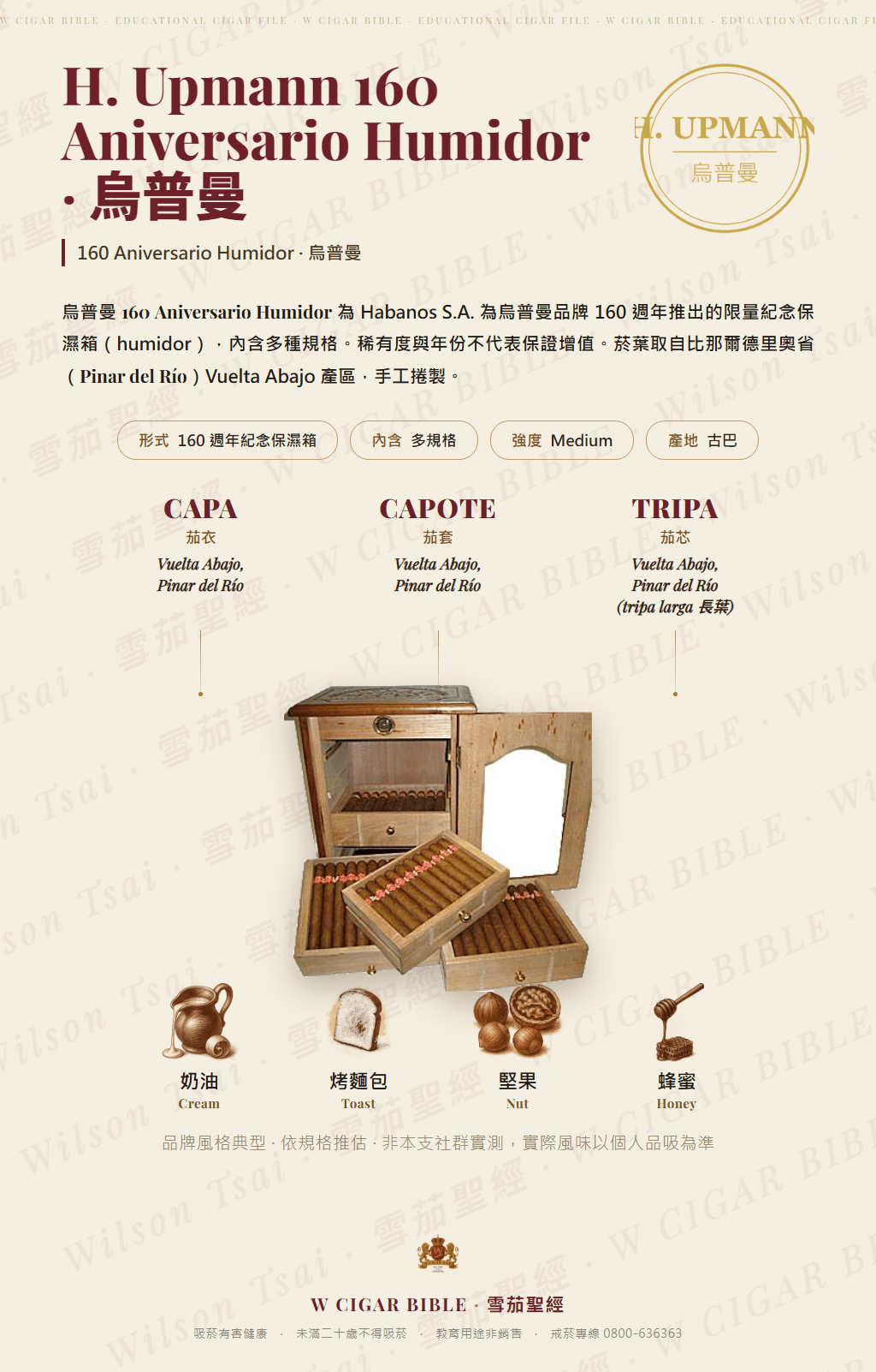 H. Upmann 160 Aniversario Humidor · 烏普曼