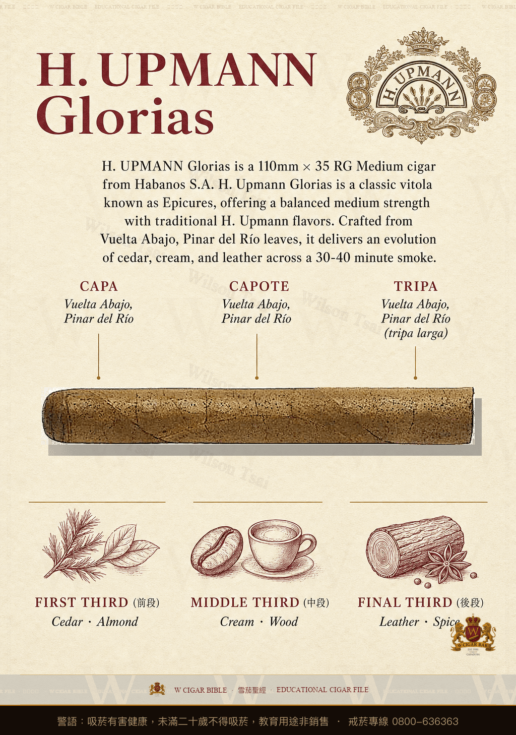 H. Upmann Glorias · 烏普曼