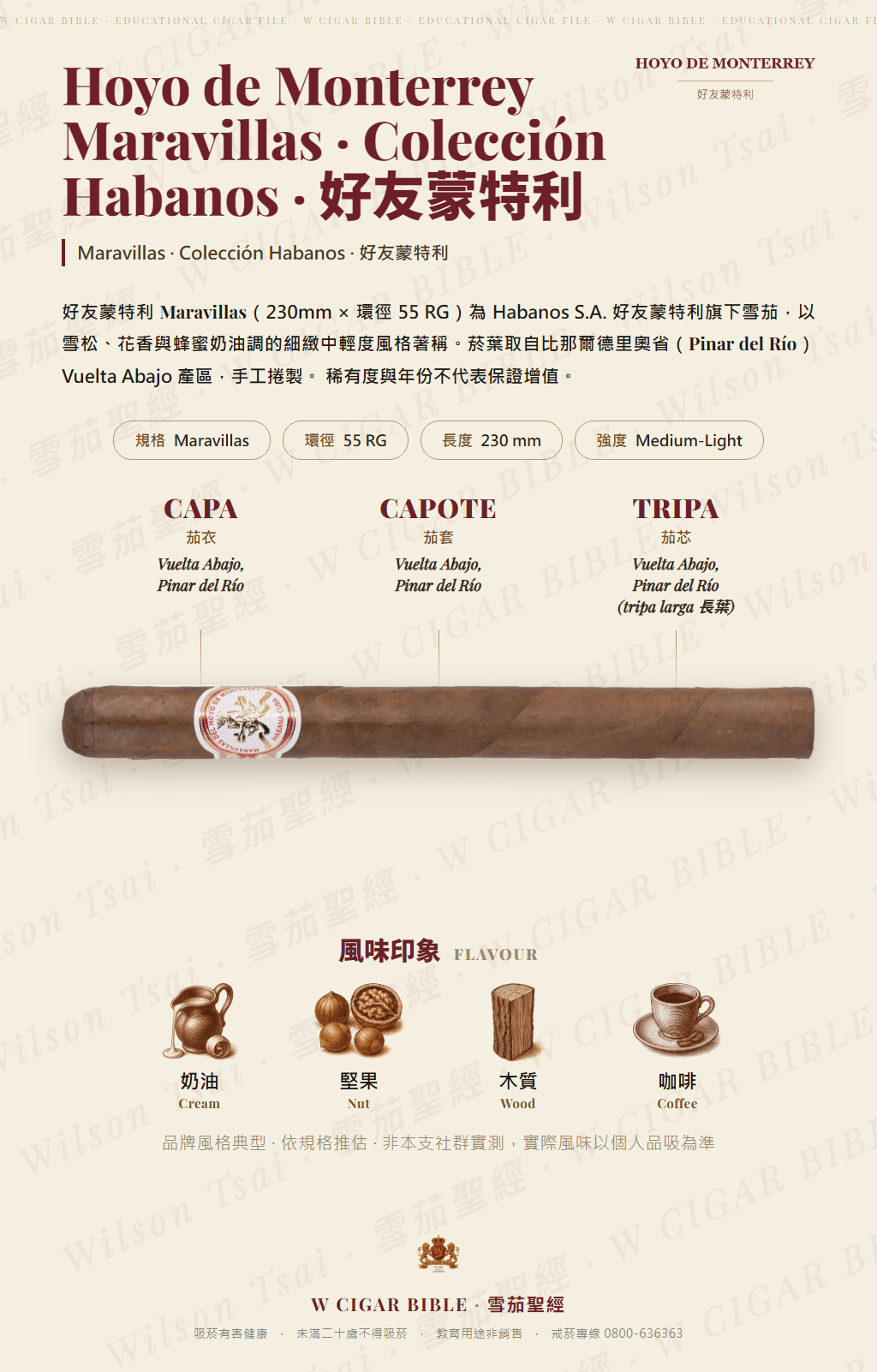 Hoyo de Monterrey Maravillas · Colección Habanos · 好友蒙特利