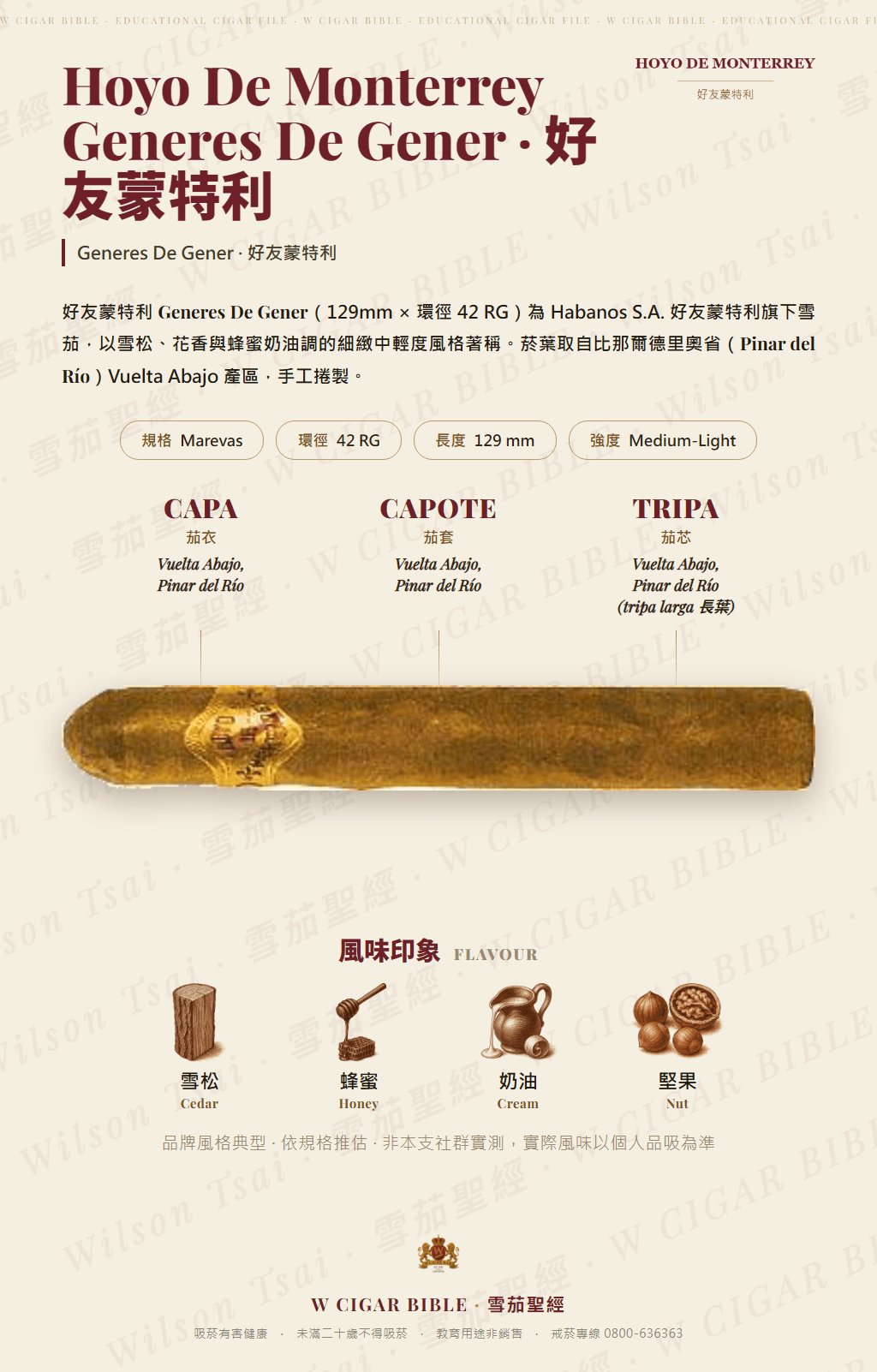 Hoyo De Monterrey Generes De Gener · 好友蒙特利