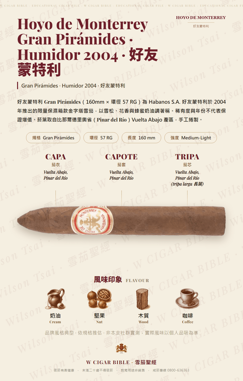 Hoyo de Monterrey Gran Pirámides · Humidor 2004 · 好友蒙特利