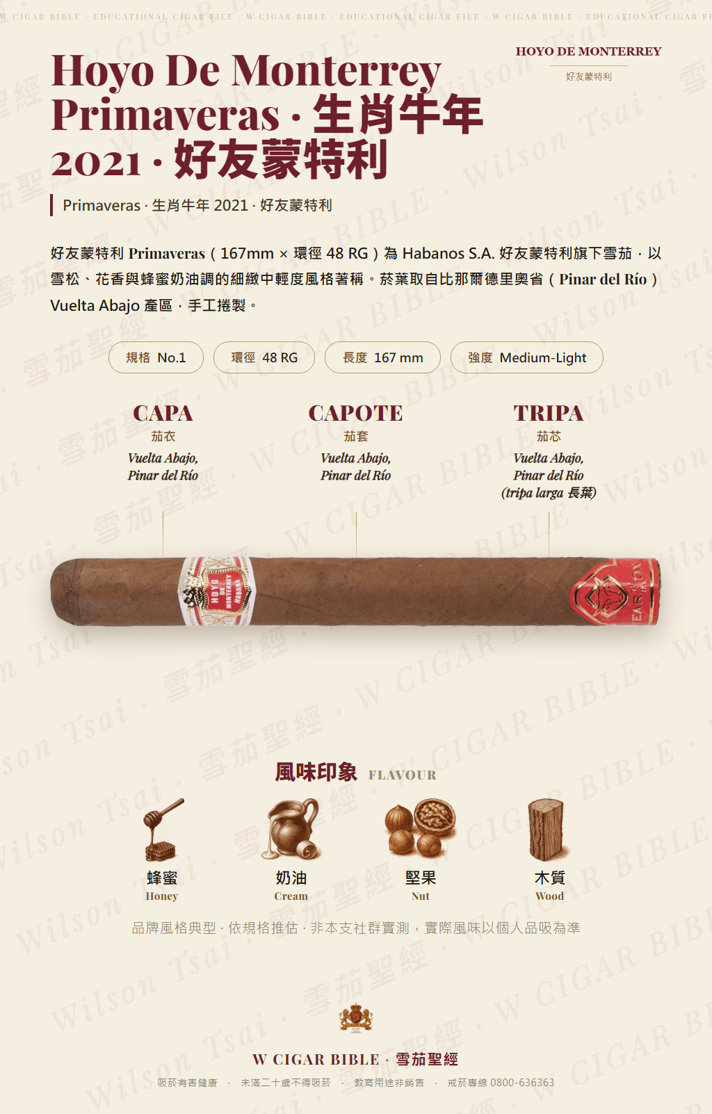 Hoyo De Monterrey Primaveras · 生肖牛年 2021 · 好友蒙特利