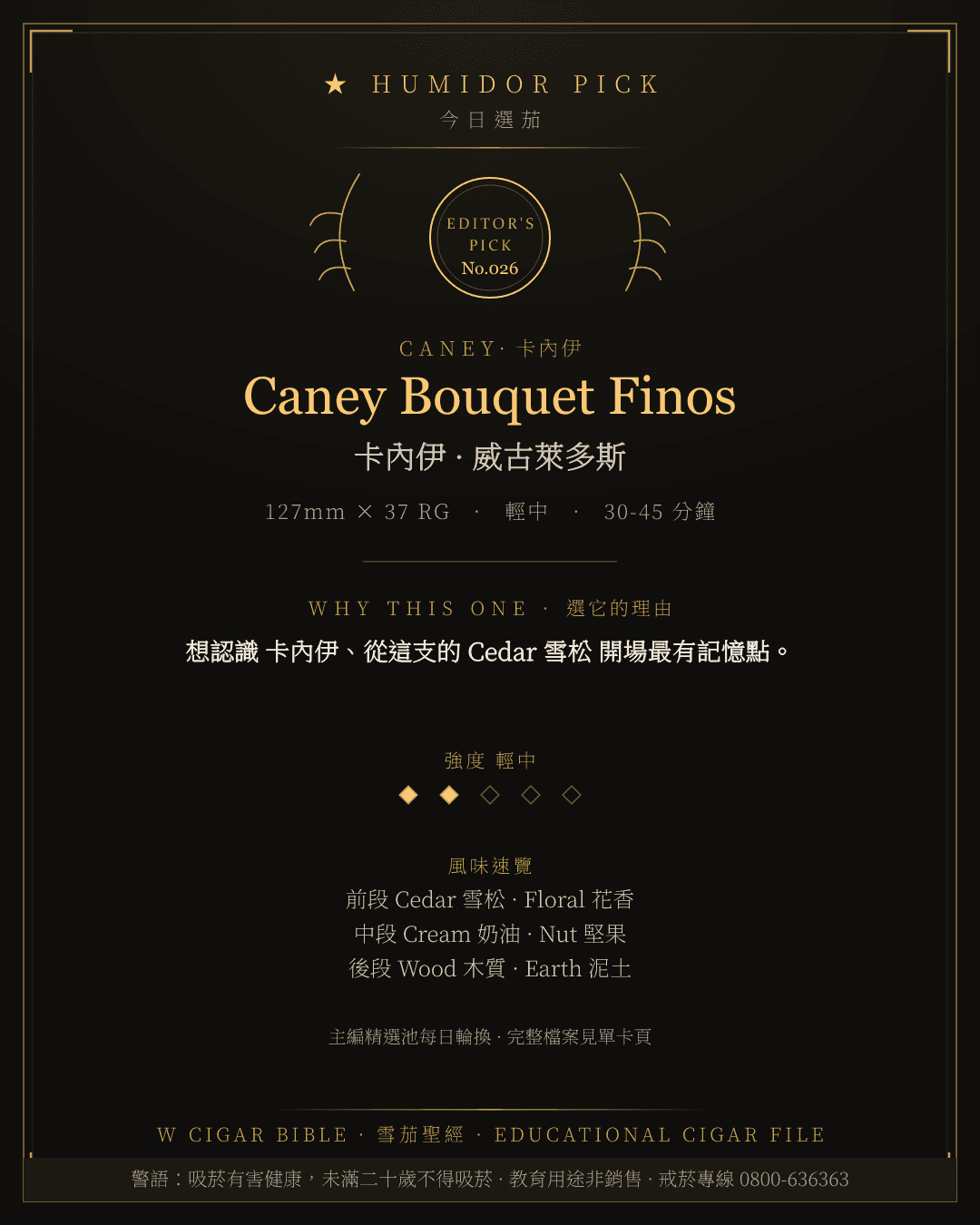 Caney Bouquet Finos · 卡內伊 總編輯精選
