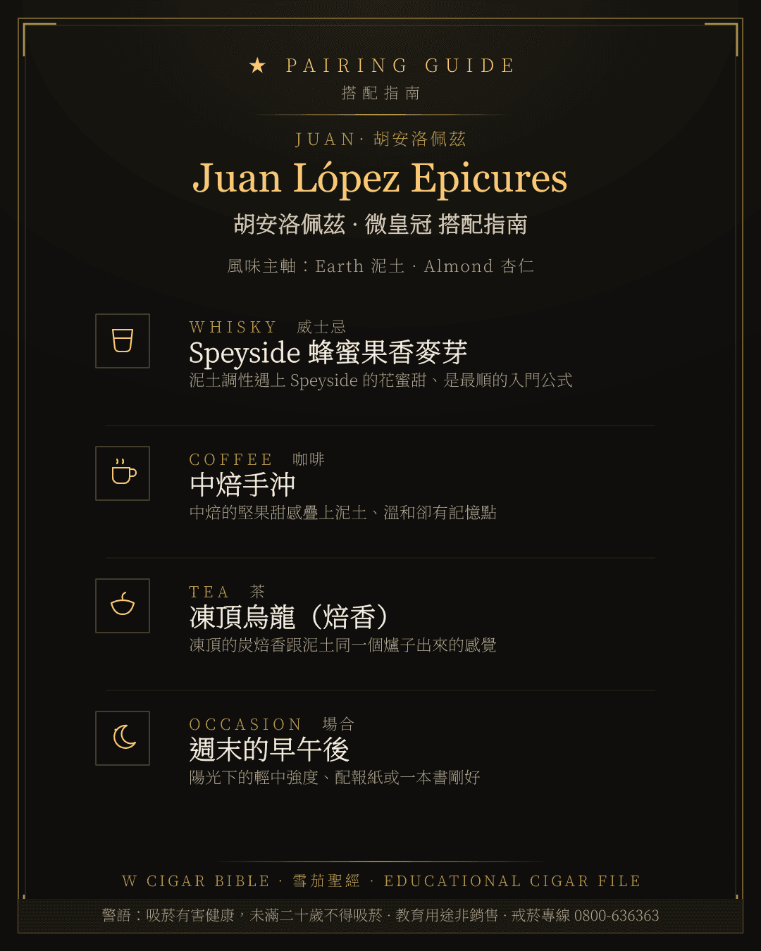 Juan López Epicures 搭配指南 · 胡安洛佩茲