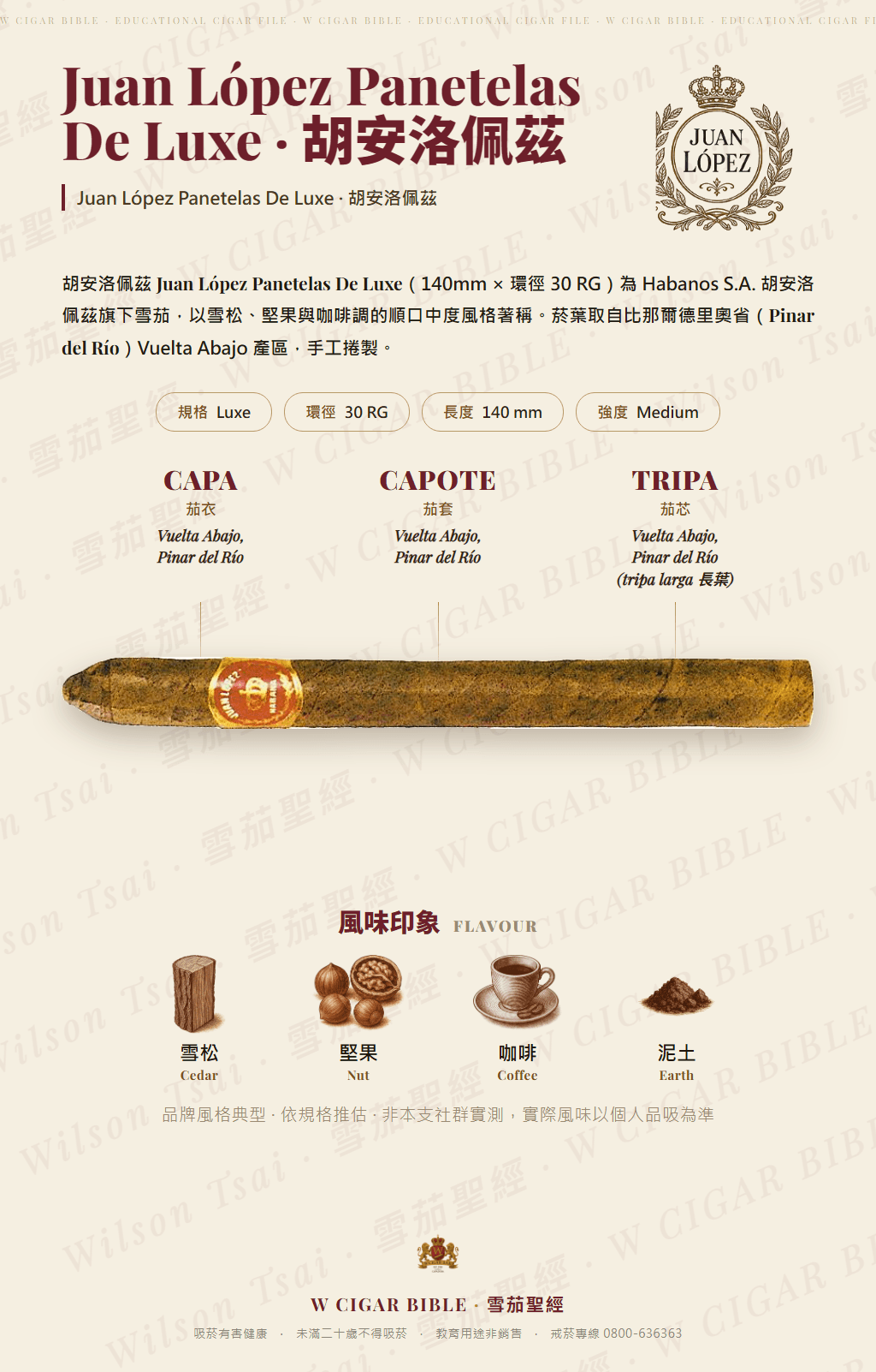 Juan López Panetelas De Luxe · 胡安洛佩茲