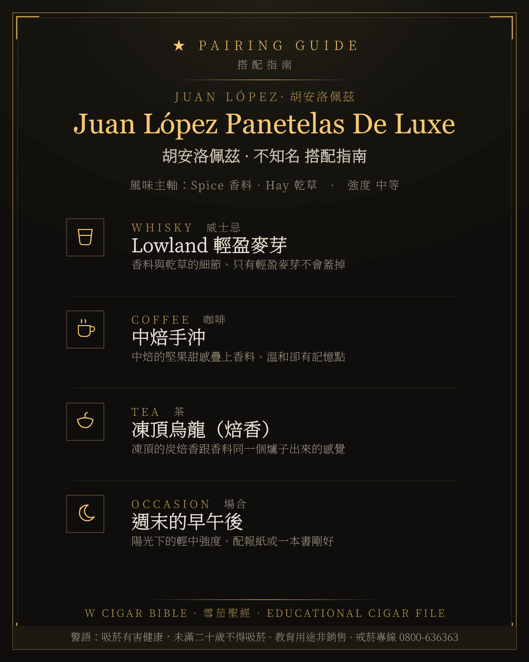 Juan López Panetelas De Luxe 搭配指南 · 胡安洛佩茲