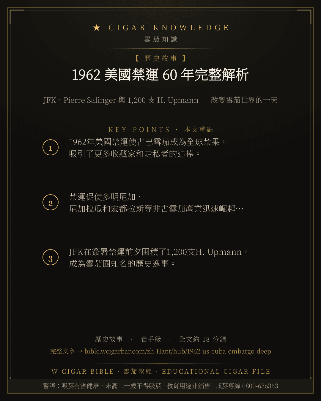 1962 美國禁運 60 年完整解析