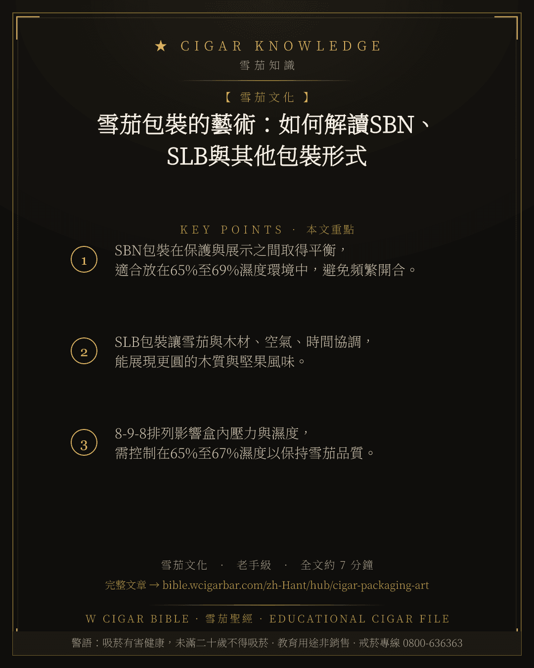 雪茄包裝的藝術:如何解讀SBN、SLB與其他包裝形式