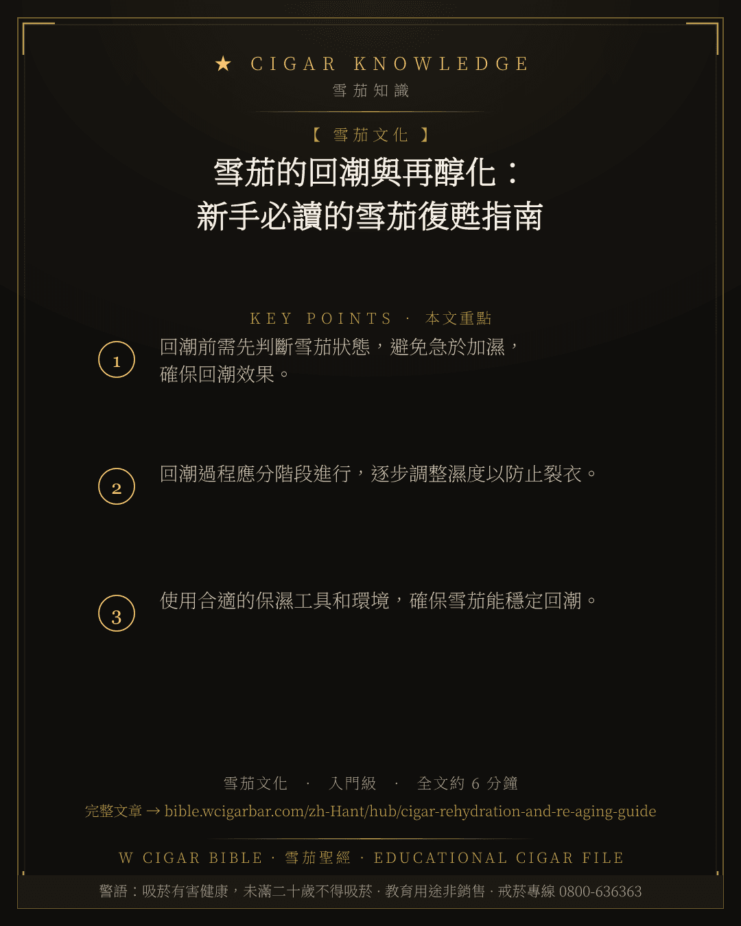 雪茄的回潮與再醇化:新手必讀的雪茄復甦指南