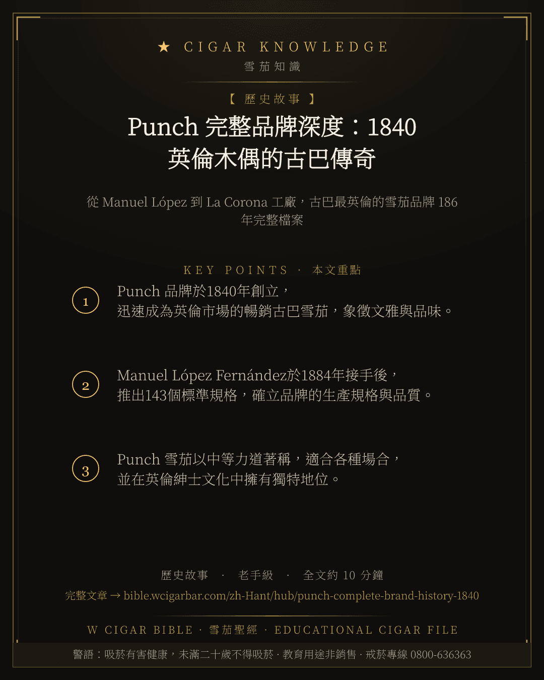Punch 完整品牌深度:1840 英倫木偶的古巴傳奇