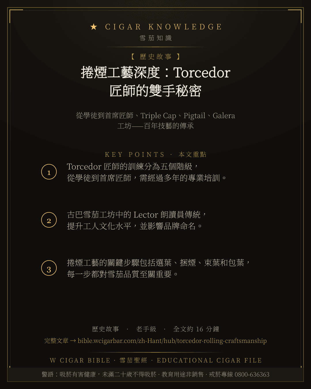 捲煙工藝深度:Torcedor 匠師的雙手秘密