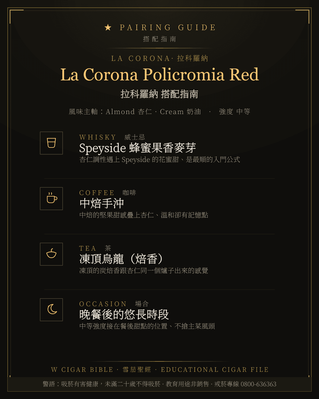 La Corona Policromia Red 搭配指南 · 拉科羅納
