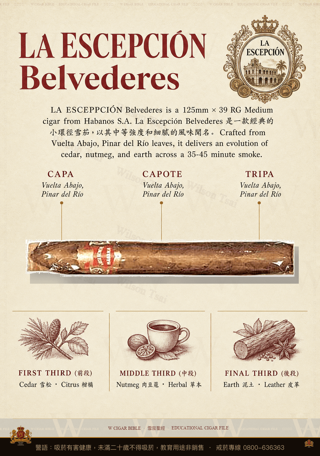 La Escepción Belvederes · 例外
