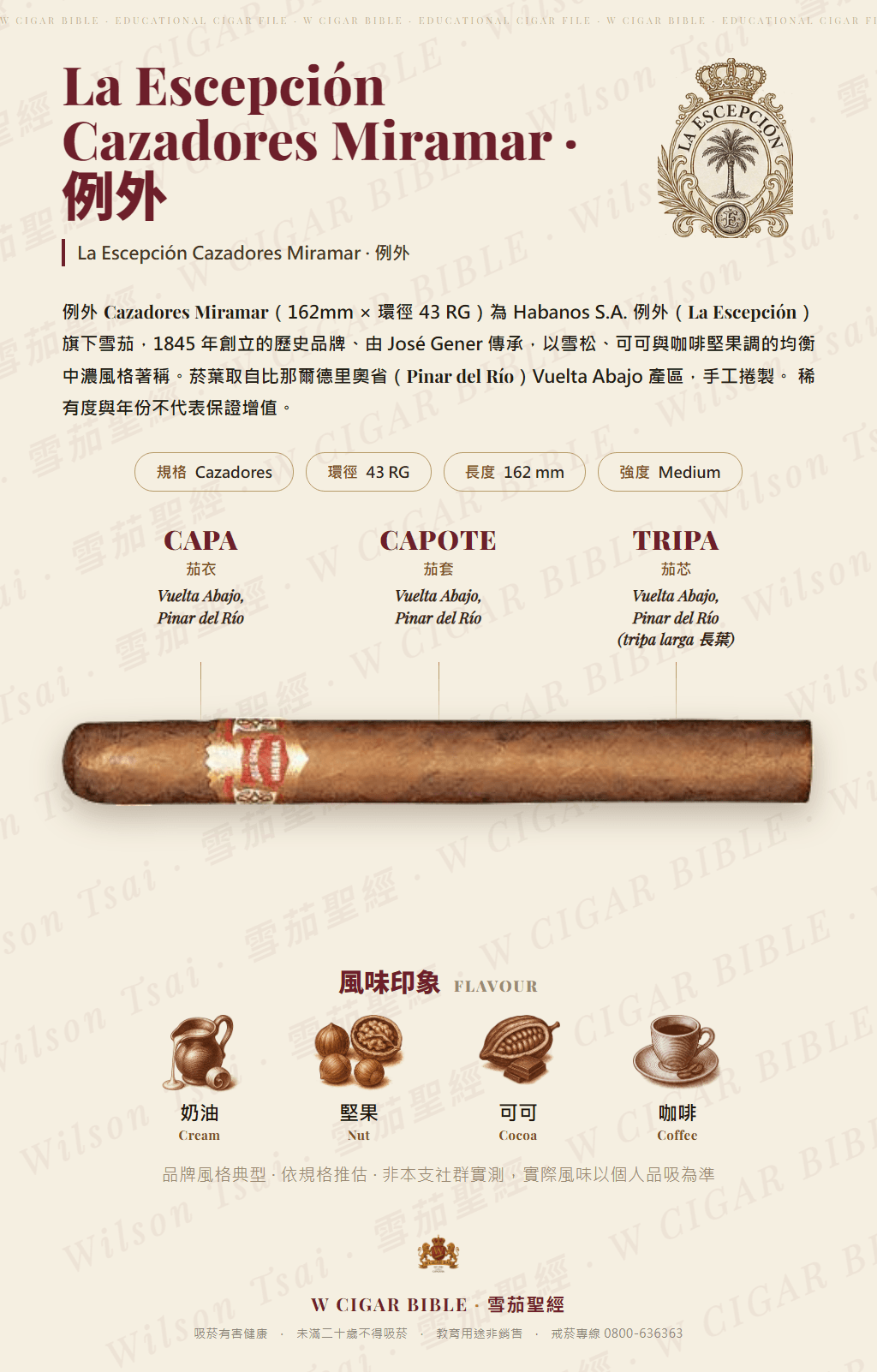 La Escepción Cazadores Miramar · 例外