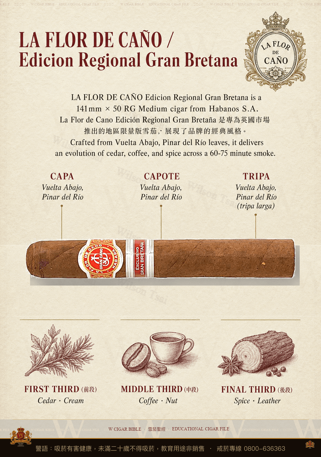 La Flor De Caño Edición Regional Gran Bretaña · ER Gran Bretaña · 拉佛德加諾