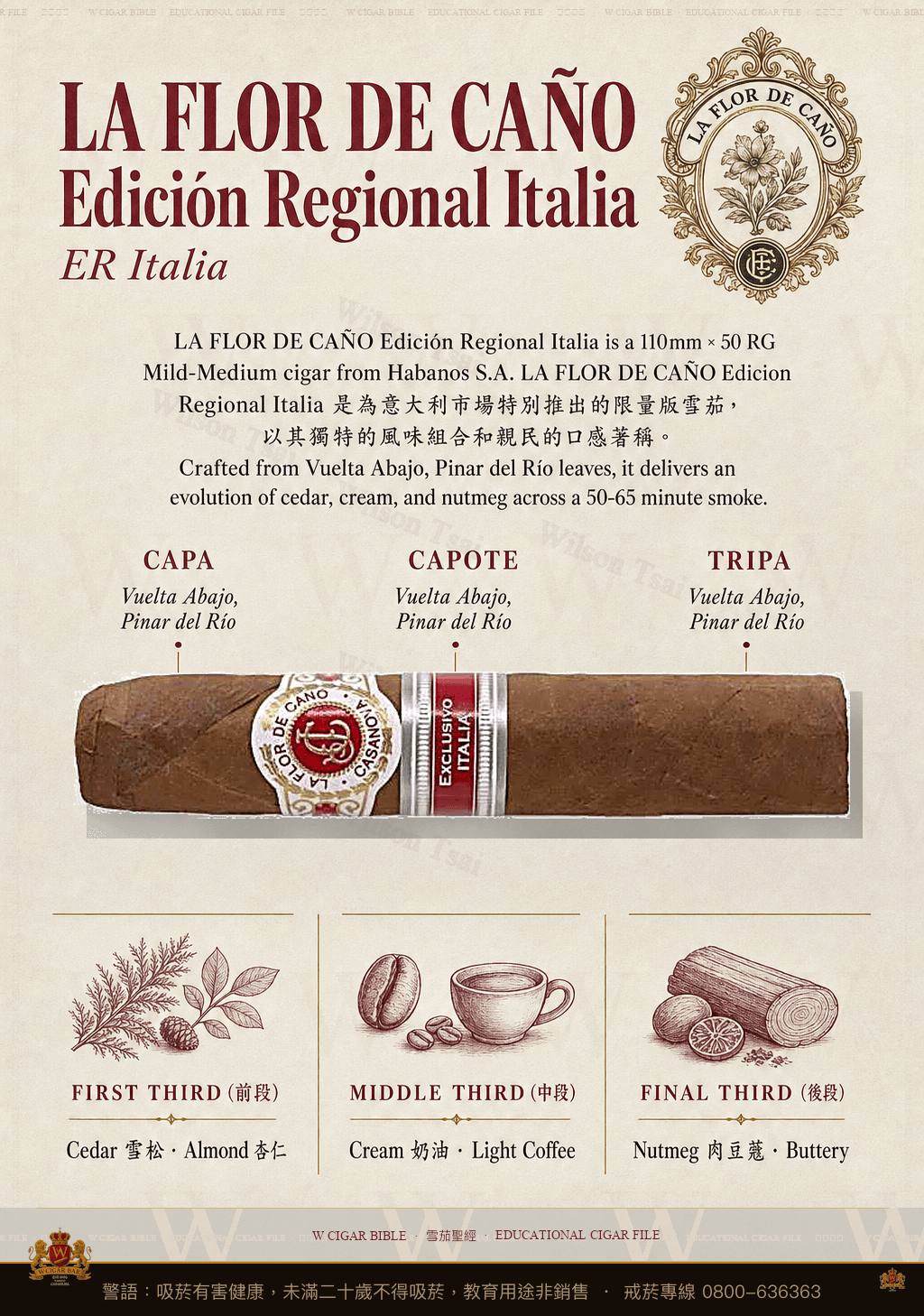 La Flor De Caño Edición Regional Italia · ER Italia · 拉佛德加諾