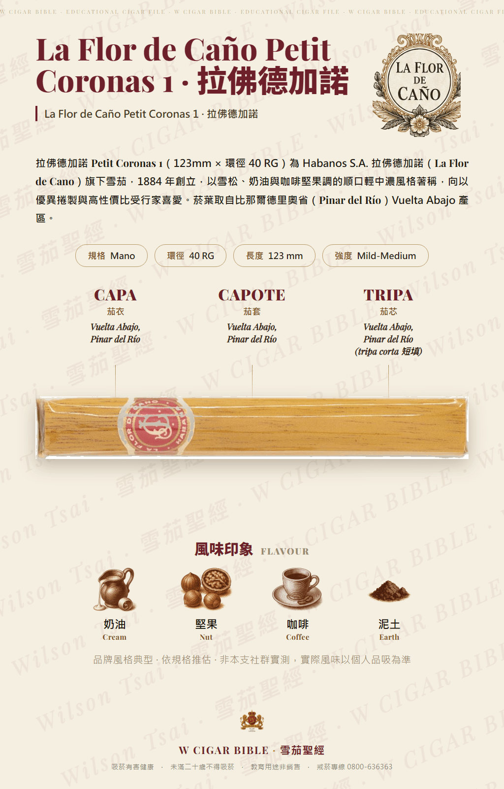 La Flor de Caño Petit Coronas 1 · 拉佛德加諾