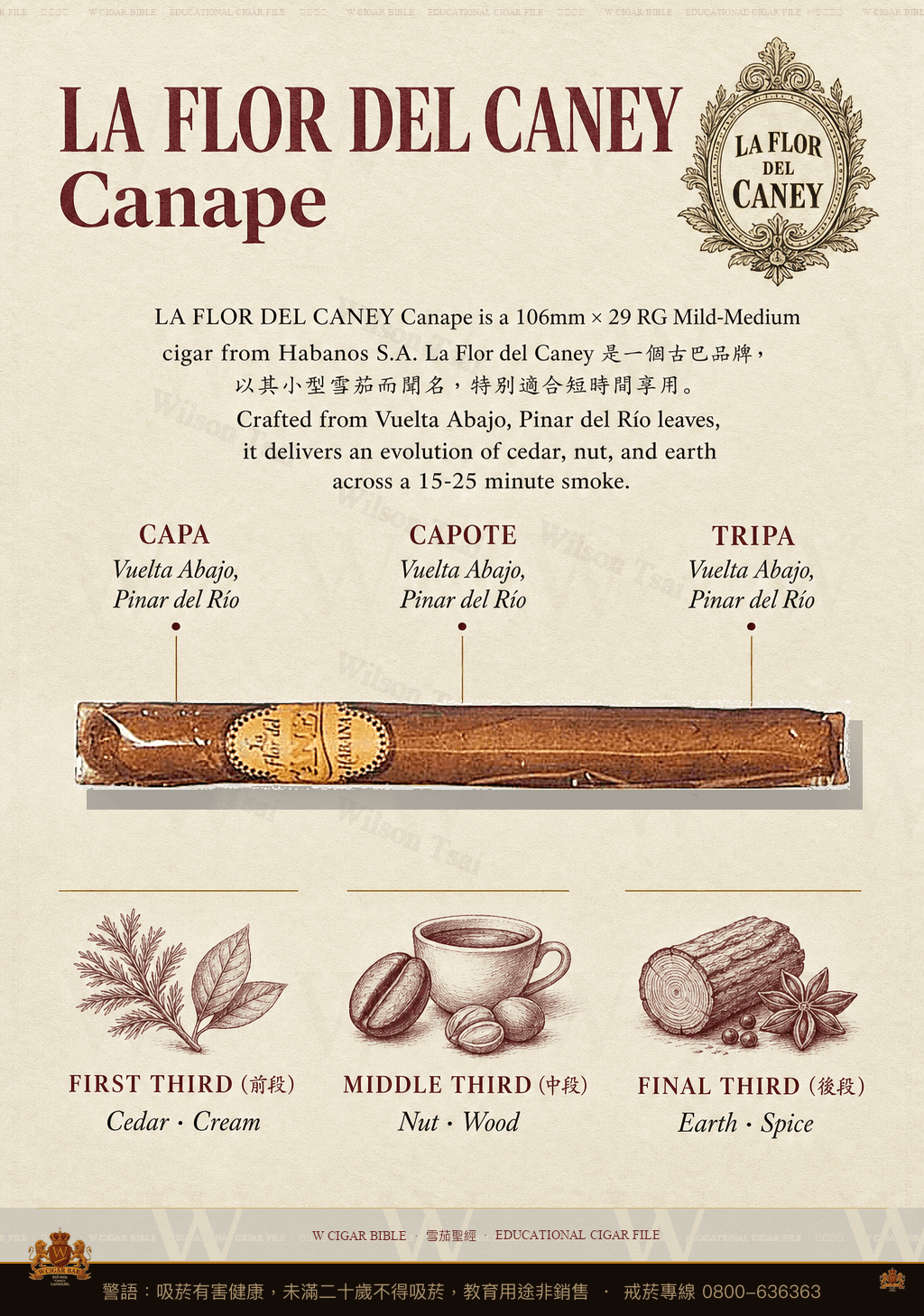 La Flor Del Caney Canape · 卡內之花