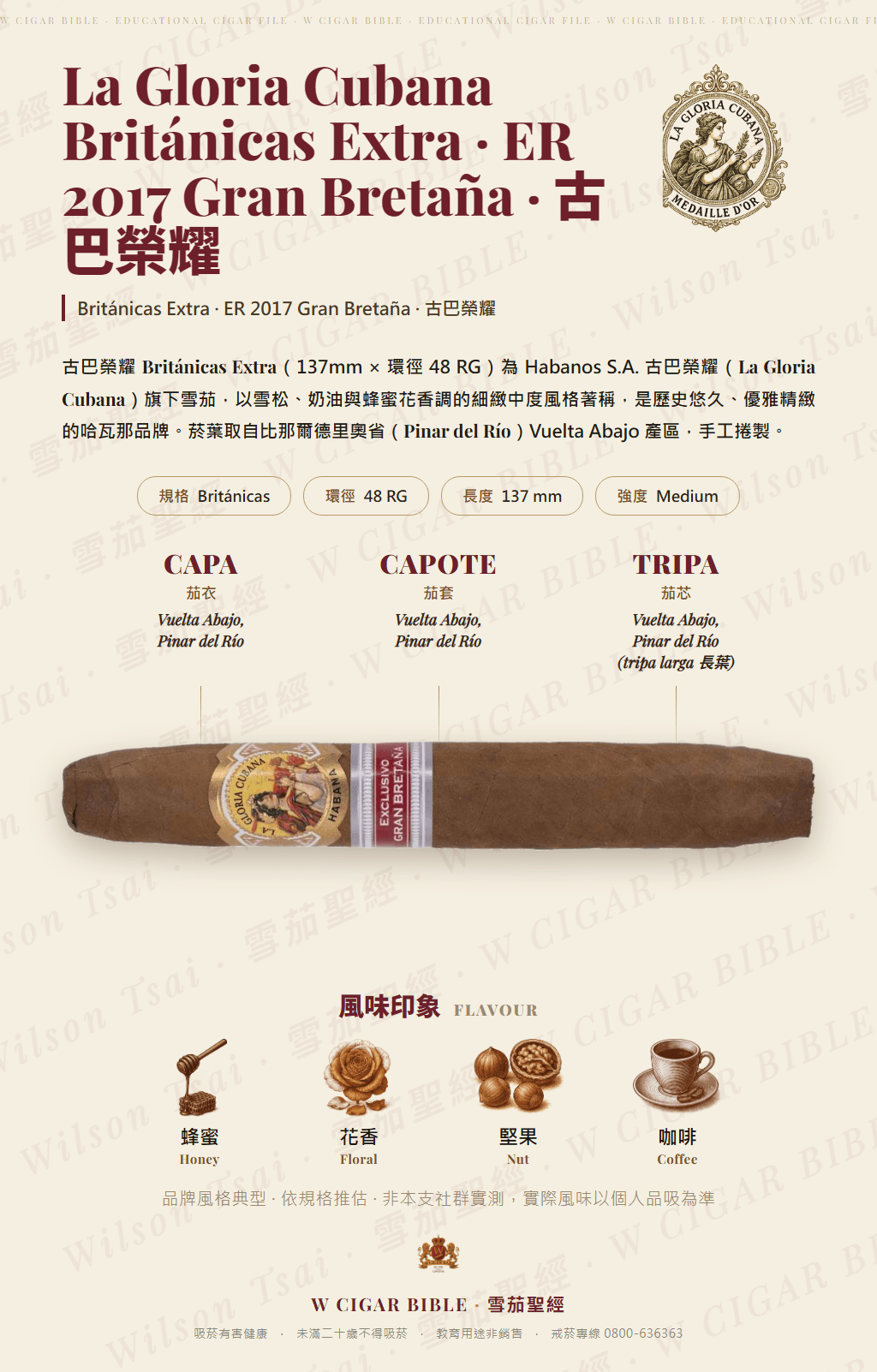 La Gloria Cubana Británicas Extra · ER 2017 Gran Bretaña · 古巴榮耀