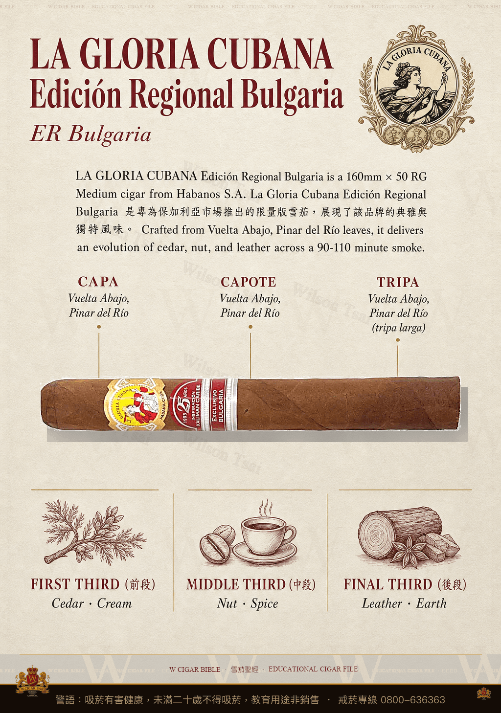 La Gloria Cubana Edición Regional Bulgaria · ER Bulgaria · 古巴榮耀